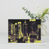 Pop Art Uitnodiging New York City (Staand voorkant)