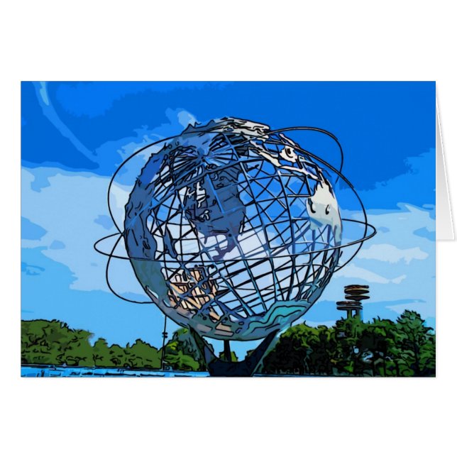 Pop Art Unisphere (Voorkant Horizontaal)
