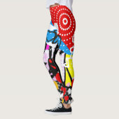 Pop Art Valentijn Leggings (Links)