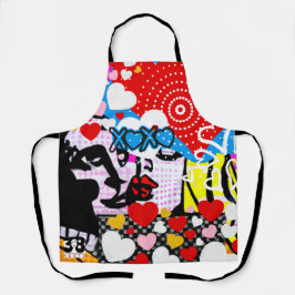 Pop Art Valentijn Schort