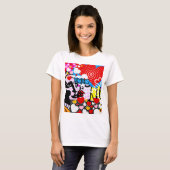 Pop Art Valentijn T-shirt (Voorkant volledig)