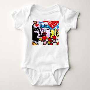 Pop Art Valentijnskaart Romper
