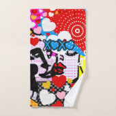 Pop Art Valentine (Serviette à main)