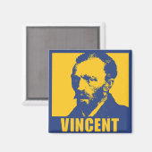 Pop Art Van Gogh | Magnet Carré de 2 pouces (Recto/Verso)
