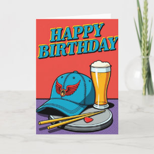 Pop Art Verjaardagskaart Kaart