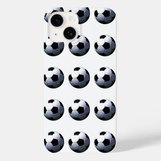 Pop Art Voetballen Case-Mate iPhone Case (Achterkant)