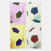 Pop Art Voetballen Theedoek (Verticaal)
