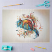 Pop art Vogels van het Paradijs Decoupage Tissuepapier (Craft)