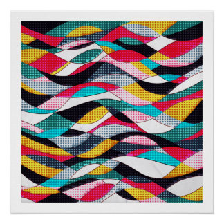 Pop Art Wave Perfect Poster