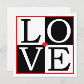 Pop Art Wedding Uitnodiging (Voorkant / Achterkant)