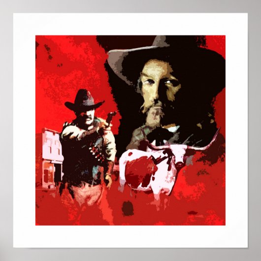 Pop Art Western Retro Poster (Voorkant)
