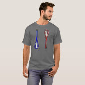 Pop art whisks t-shirt (Voorkant volledig)