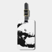 Pop Art Wolf Bagagelabel (Voorkant verticaal)