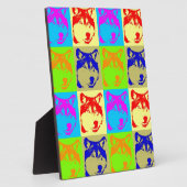 Pop Art Wolf Eyes Fotoplaat (Zijkant)