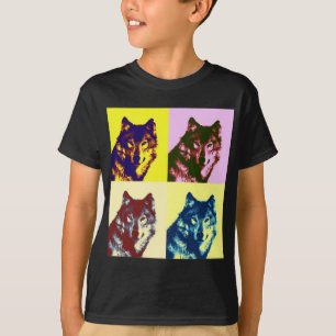 Pop Art Wolf T-shirt