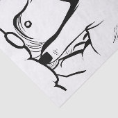 Pop Art Woman Crying Tissuepapier (Detail)