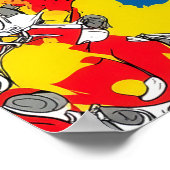 Pop art woman with sunglasses poster (Hoek)