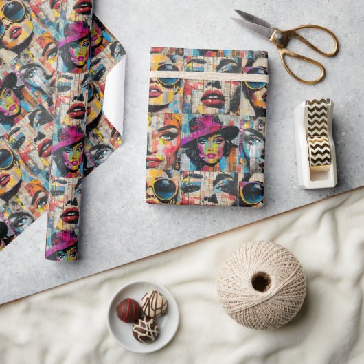 Pop Art Wrapping Paper Cadeaupapier (Crafts)