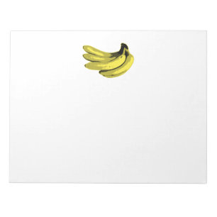 Pop Art Yellow Banana Graphic Notitieblok