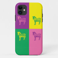 Pop Art Zebra Coque-Mate coque iphone