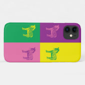 Pop Art Zebra Coque-Mate coque iphone (Dos (Horizontal))