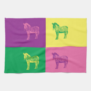 Pop Art Zebra Theedoek