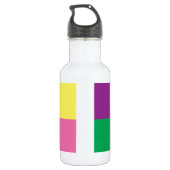 Pop Art Zebra Waterfles (Achterkant)