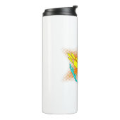 Pop-artpagina's Thermosbeker (Gedraaid links)