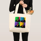 Pop Beethoven Grote Tote Bag (Voorkant (product))