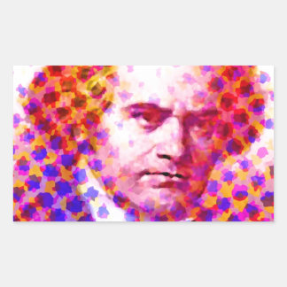 Pop Beethoven Rechthoekige Sticker