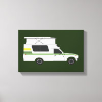 pop boven chinook camper retro lemon limoen