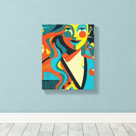 Pop Canvas Afdruk (Insitu (Houten vloer))