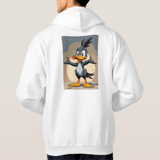 Pop Cartoons Design T-Shirt: Een leuke en stijlvol Hoodie (Achterkant)