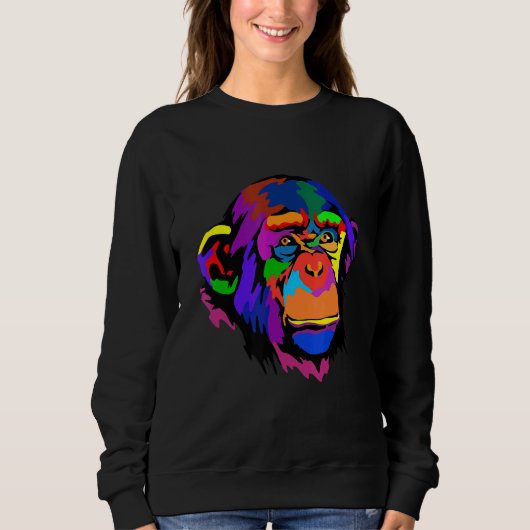 Pop chimpansee trui (Voorkant)