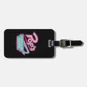 Pop Chock'Lit Shoppe Pink Logo Bagagelabel (Voorkant horizontaal)