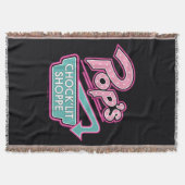 Pop Chock'Lit Shoppe Pink Logo Deken (Voorkant)