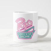 Pop Chock'Lit Shoppe Pink Logo Extra Grote Beker (Rechts)
