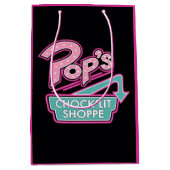 Pop Chock'Lit Shoppe Pink Logo Medium Cadeauzakje (Voorkant)