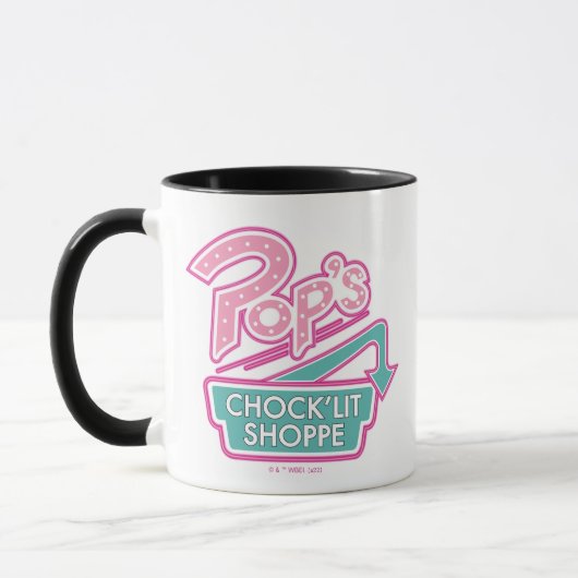 Pop Chock'Lit Shoppe Pink Logo Mok (Links)