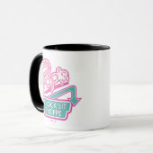 Pop Chock'Lit Shoppe Pink Logo Mok (Voorkant links)