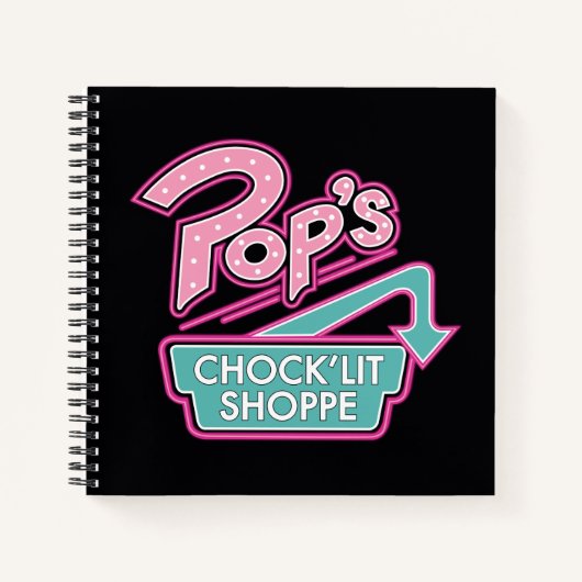 Pop Chock'Lit Shoppe Pink Logo Notitieboek (Voorkant)