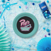 Pop Chock'Lit Shoppe Pink Logo Papieren Bordje (Feest)