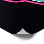 Pop Chock'Lit Shoppe Pink Logo Poster (Hoek)