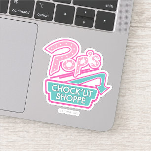 Pop Chock'Lit Shoppe Pink Logo Sticker