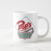 Pop Chock'Lit Shoppe Red Logo Extra Grote Beker (Rechts)
