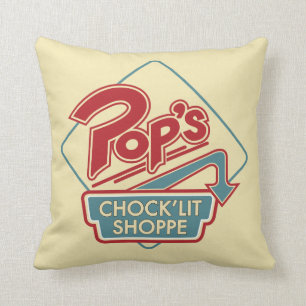 Pop Chock'Lit Shoppe Red Logo Kussen