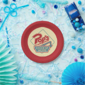 Pop Chock'Lit Shoppe Red Logo Papieren Bordje (Feest)