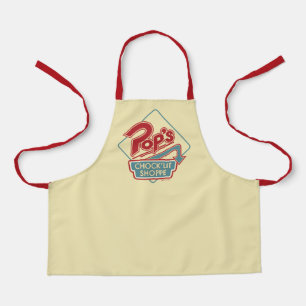 Pop Chock'Lit Shoppe Red Logo Schort