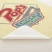 Pop Chock'Lit Shoppe Red Logo Sherpa Deken (3/4)