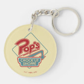 Pop Chock'Lit Shoppe Red Logo Sleutelhanger (Achterkant)